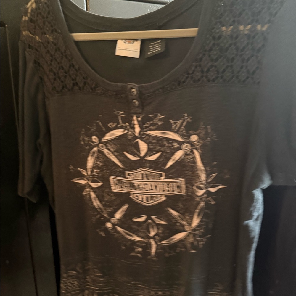 Harley-Davidson Black Graphic Women's Tee